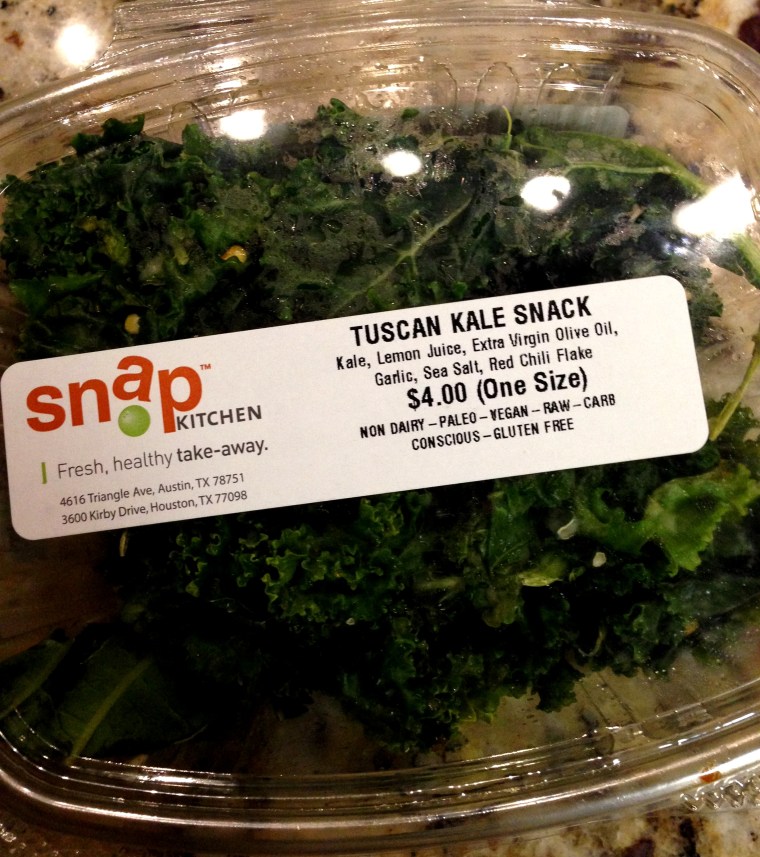 This is what my husband picked when we visited... I wish I had quite his love for kale!